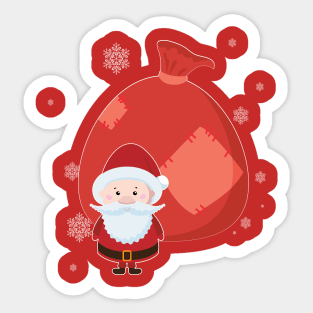 santa claus T-Shirt Sticker